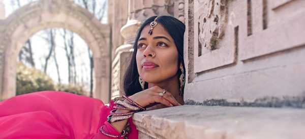 Tablou in ulei pe suport panza-Pictura Indian Woman